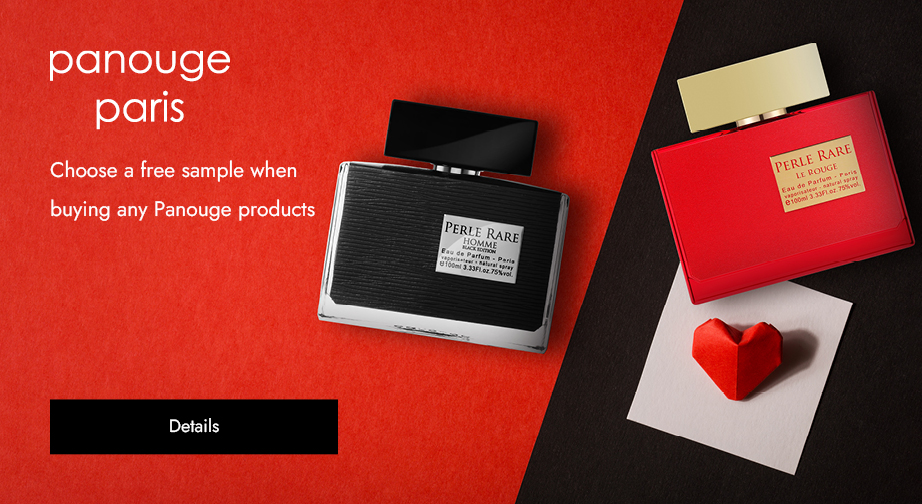 Buy any Panouge products and choose a free Eau de Parfum sample 